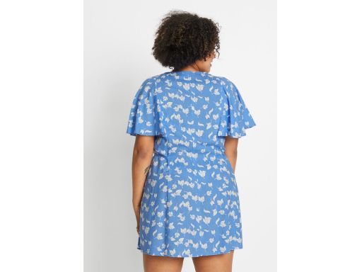 B.P.C sukienka mini niebieska w kwiaty ^44