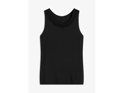 B.P.C top modalowy z siateczką czarny r.44/46