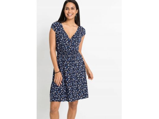 B.P.C sukienka w kwiaty z wiskozy 32/34.