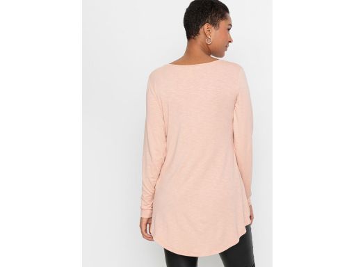 B.P.C bluzka asymetryczna beżowo-różowa r.44/46