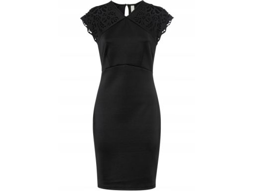 B.P.C dopasowana sukienka haft laserowy r.36/38