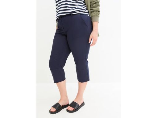 B.P.C spodnie 3/4 damskie granatowe r.46