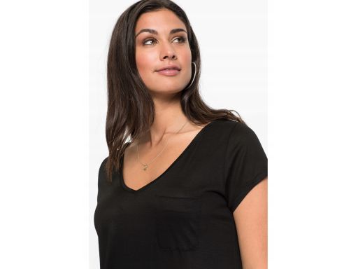 B.P.C t-shirt czarny z miękkiej wiskozy 48/50.