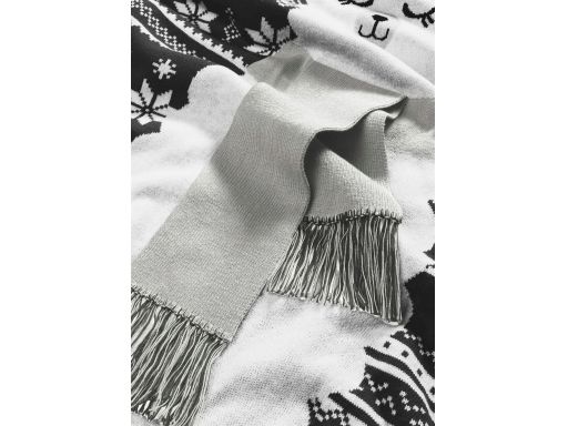 B.P.C sukienka dzianinowa świąteczna 3D z golfem 44/46.