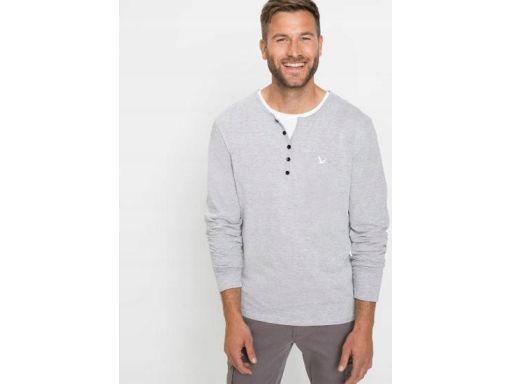 B.P.C męska bluzka szara z efektem 2w1 ^44/46, S