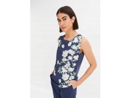 B.P.C top wzorzysty letni z nadrukiem r.48/50