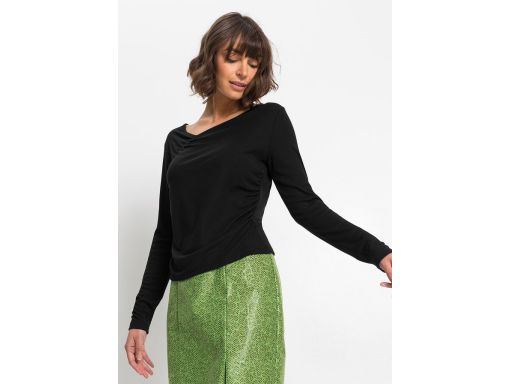 B.P.C bluzka prążkowana czarna 40/42.