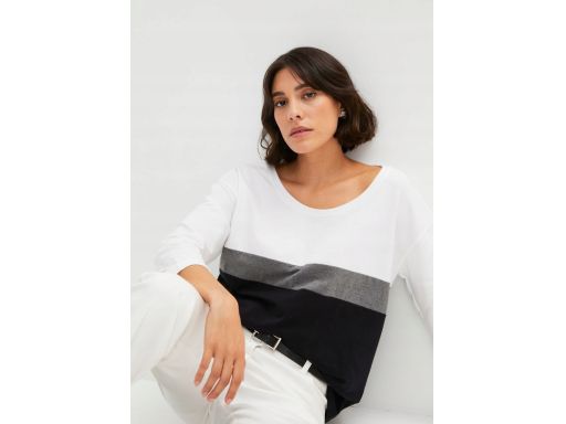 B.P.C bawełniana bluzka 3/4 rękaw 36/38.