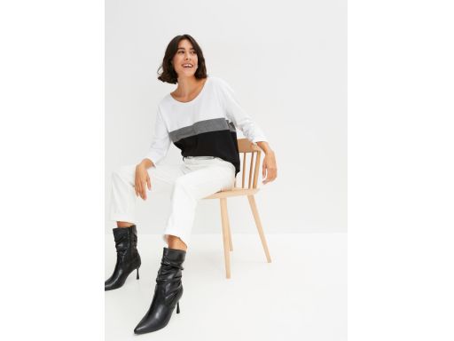 B.P.C bawełniana bluzka 3/4 rękaw 36/38.