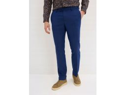 B.P.C męskie spodnie garniturowe granatowe r.64