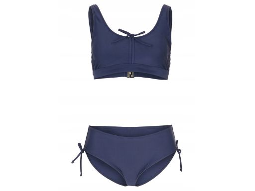 B.P.C bikini bustier i figi granatowe 44.