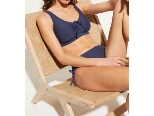 B.P.C bikini bustier i figi granatowe 44.