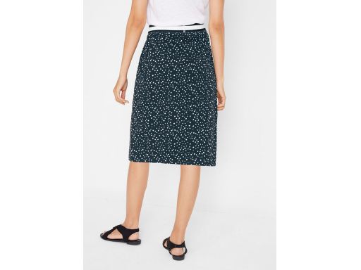 B.P.C spódnica czarna w groszki bawełniana 36/38.