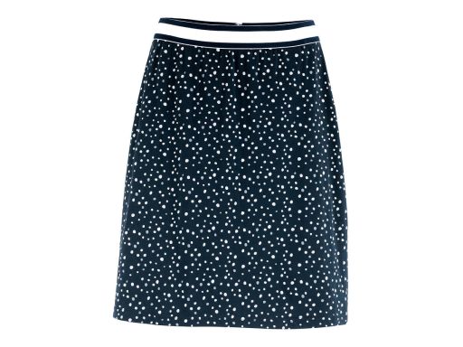 B.P.C spódnica czarna w groszki bawełniana 36/38.