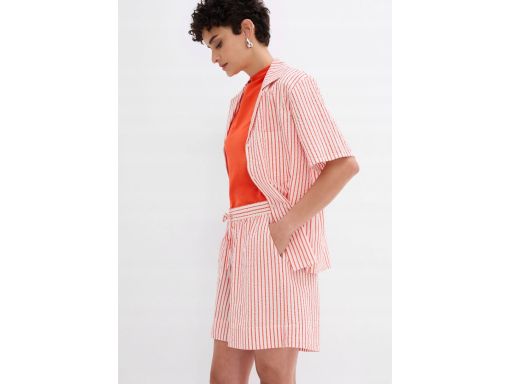 B.P.C szorty z czystej bawełny w paseczki ^52