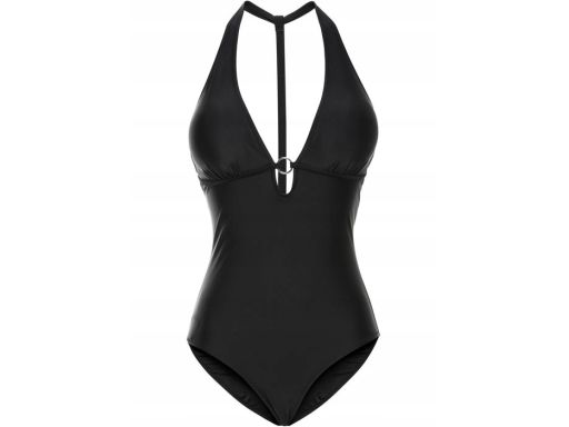 B.P.C kostium jednoczęściowy czarny sexy wycięcia r.38