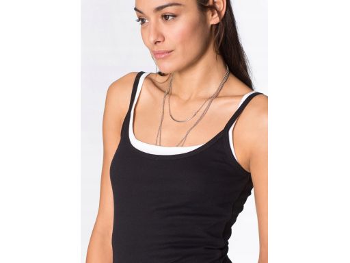 B.P.C top czarny bawełniany r.40/42