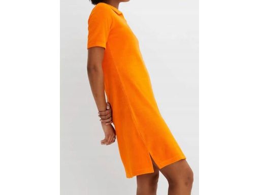 B.P.C pomarańczowa sukienka frotte ^36/38