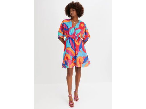 B.P.C sukienka w neonowe wzory ^36/38