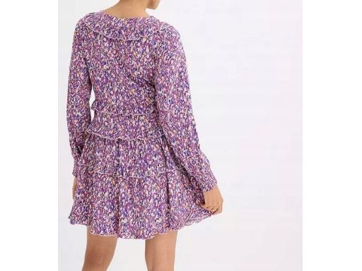 B.P.C sukienka wzorzysta z falbankami 42.