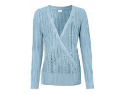B.P.C niebieski sweter ażurowy ^44/46