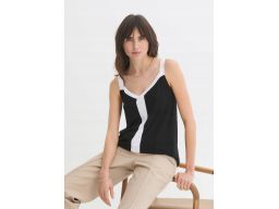 B.P.C top czarno-biały r.48/50