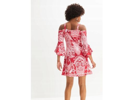 B.P.C sukienka z odkrytymi ramionami koronka r.36/38