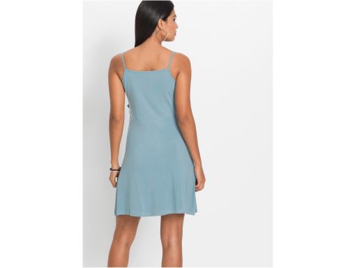 B.P.C Sukienka letnia z marszczoną falbaną 40/42