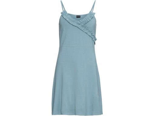 B.P.C Sukienka letnia z marszczoną falbaną 40/42