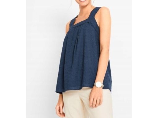 B.P.C granatowy top bawełniany r.50