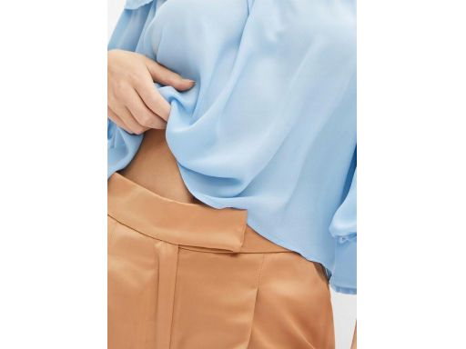 B.P.C złote spodnie połyskujące w kant ^50