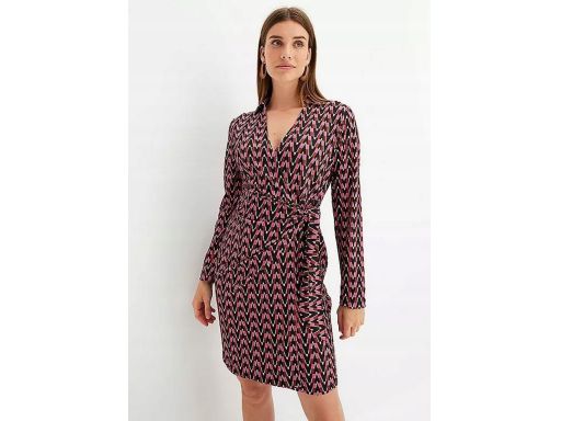 B.P.C sukienka ołówkowa we wzory kopertowa ^48/50