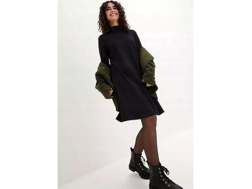 B.P.C sukienka dresowa czarna ze stójką ^40/42