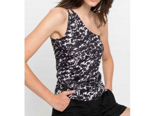 B.P.C Bluzka top asymetryczny na jedno ramię ^44/46