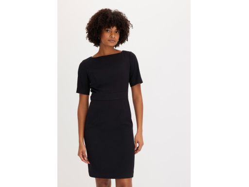 B.P.C sukienka ołówkowa klasyczna mała czarna midi 54.