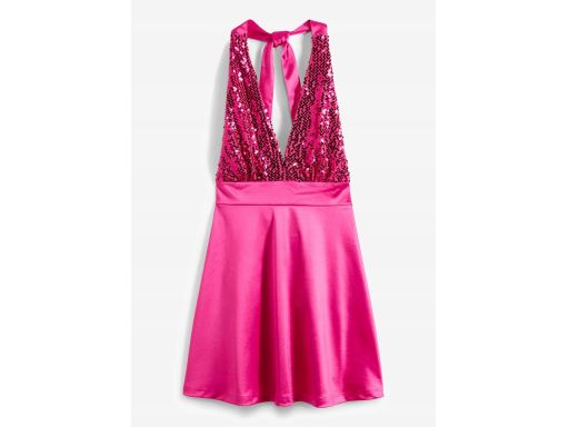 B.P.C sukienka z cekinami różowa sexy 44/46.