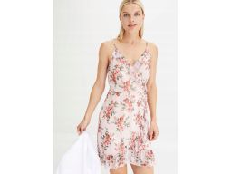 B.P.C. letnia sukienka w kwiaty z siateczki ^44/46