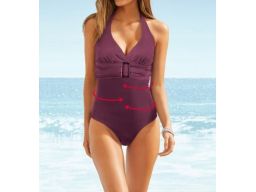 B.P.C kostium jednoczęściowy bordo r.48