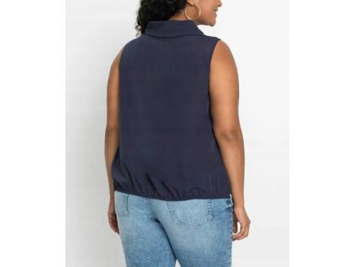 B.P.C bluzka bez rękawów granatowa r.34