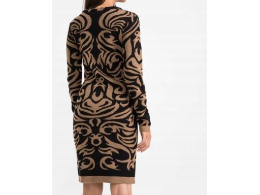 B.P.C ołówkowa sukienka dzianinowa we wzory ^32/34
