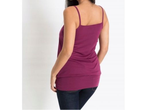 B.P.C top jagodowy dłuższy r.32/34