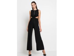 Kombinezon czarny z wycięciami 40/42.