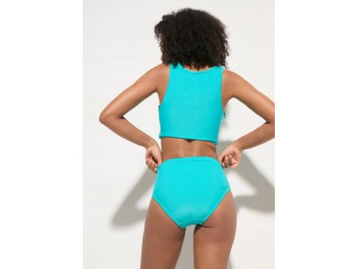B.P.C bikini bustier turkus szmaragdowy z figami wysoki stan ^44