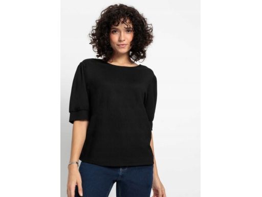 B.P.C bluzka czarna krepowana modna r.32/34