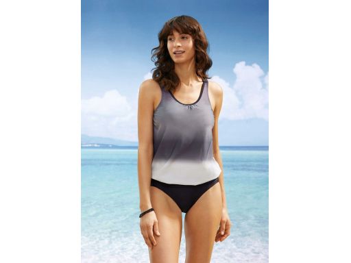 B.P.C tankini oversize szaro-czarne ^40