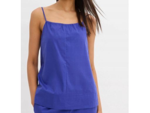 B.P.C top bawełniany chabrowy ^48