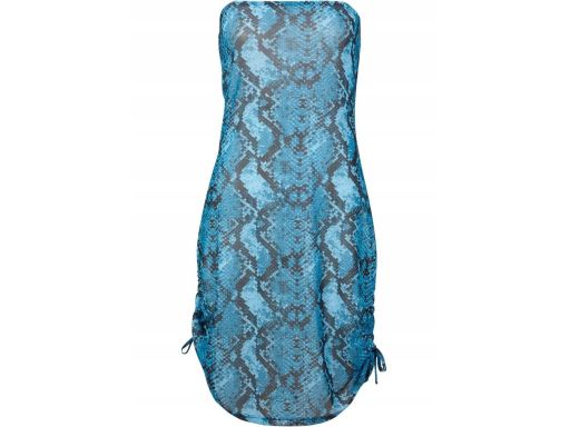 B.P.C sukienka plażowa tunika niebieska we wzory r.46