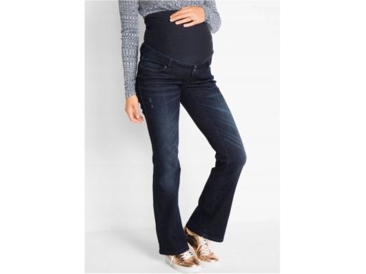 B.P.C ciążowe jeansy ciemne bootcut r.50