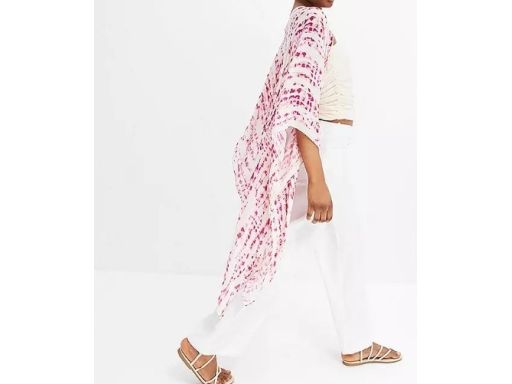 B.P.C poncho letnie z nadrukiem batikowym r.one size