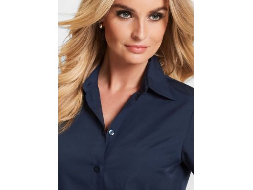 B.P.C granatowa klasyczna koszula damska ^44